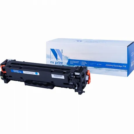 Картридж NV Print CC531A/Canon718 Cyan  для Нewlett-Packard LJ C...