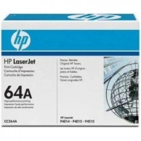 Тонер Картридж HP 64A CC364A черный (10000стр.) для HP LJ P4014/...