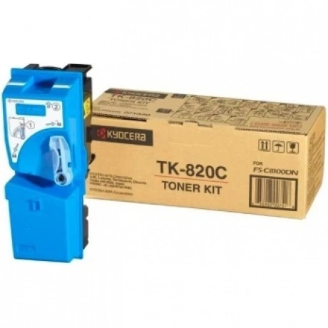 Картридж Kyocera голубой TK-820C на 7000 стр. для FS-C8100DN