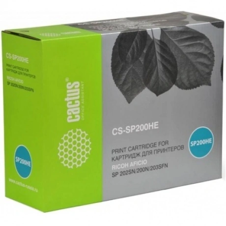 Тонер Картридж Cactus CS-SP200HE черный для Ricoh SP 202SN/200N/...
