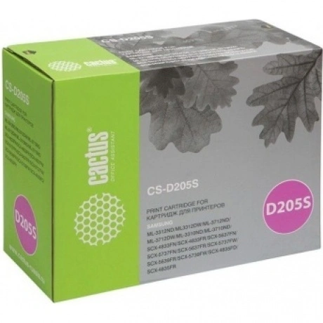 Тонер Картридж Cactus CS-D205S черный для Samsung ML-3310D/3310N...