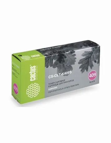 Тонер Картридж Cactus CS-CLT-K409S черный для Samsung CLP-310/31...