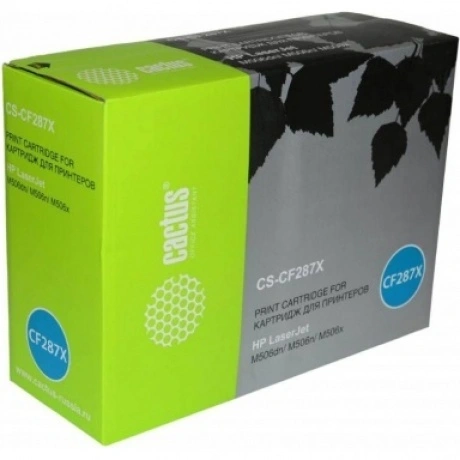 Тонер Картридж Cactus CS-CF287X черный для HP LJ M506dn/ M506n/ ...