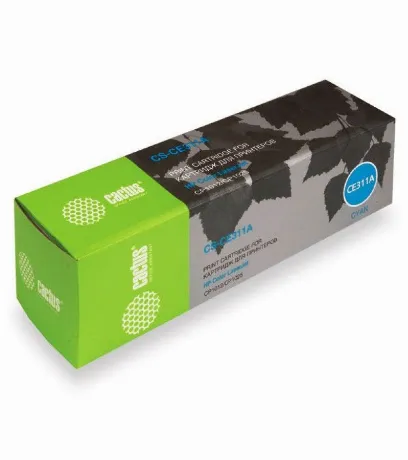 Тонер Картридж Cactus CS-CE311A голубой для HP LJ CP1012Pro/CP10...