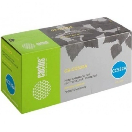 Тонер Картридж Cactus CS-CC532A желтый для HP CLJ CP2025/CM2320 ...