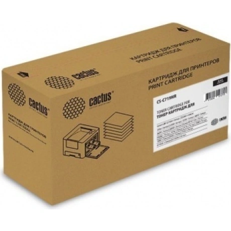 Тонер Картридж Cactus CS-C719H-MPS черный (8000стр.) для Canon M...