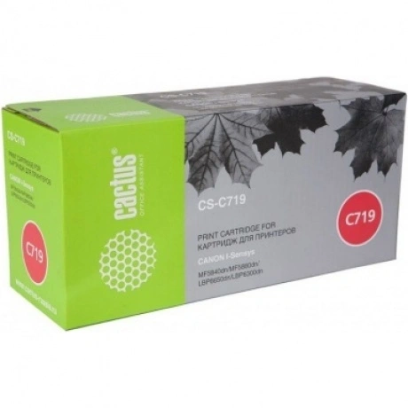 Тонер Картридж Cactus CS-C719 черный для Canon i-SENSYS MF5840 M...