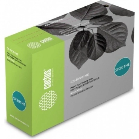Тонер Картридж Cactus CS-SP201HE черный (2600стр.) для Ricoh SP ...
