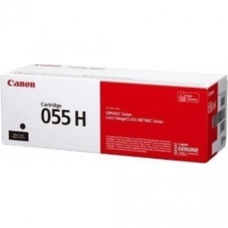 Картридж лазерный Canon 055 H BK 3020C002 черный (7600стр.) для ...