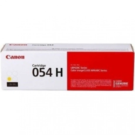 Картридж лазерный Canon 054 H Y 3025C002 желтый (2300стр.) для C...
