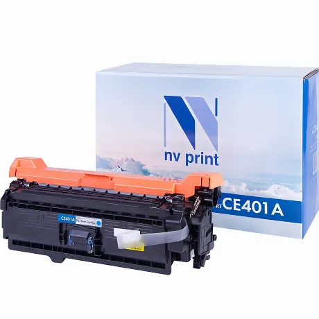 Картридж NV Print CE401A  Cyan для Нewlett-Packard CLJ Color M55...