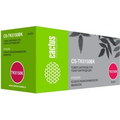 Картридж лазерный Cactus CS-TK5150BK черный (12000стр.) для Kyoc...