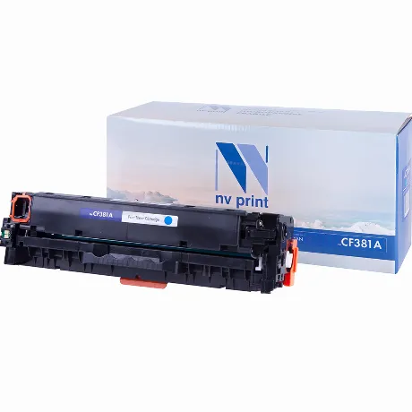 Картридж NV Print CF381A Cyan для Нewlett-Packard  CLJ Pro MFP M...