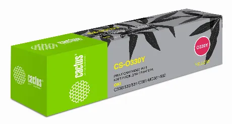 Картридж лазерный Cactus 44469714 CS-O330Y желтый (3000стр.) для...