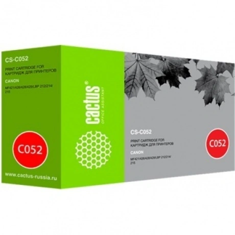 Картридж лазерный Cactus CS-C052 черный (3100стр.) для Canon Can...