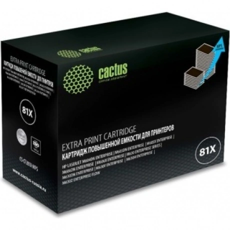 Картридж лазерный Cactus CS-CF281X-MPS черный (30000стр.) для HP...