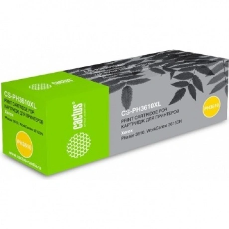 Картридж лазерный Cactus CS-PH3610XL 106R02732 черный (25300стр....