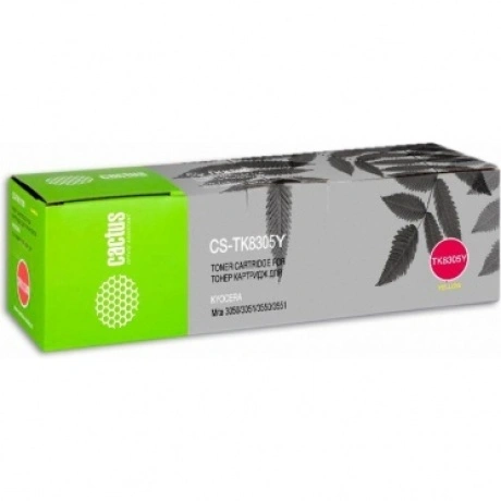 Картридж лазерный Cactus CS-TK8305Y желтый (15000стр.) для Kyoce...