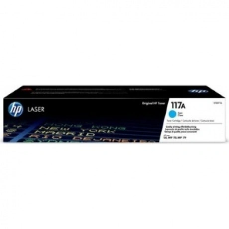 Картридж лазерный HP 117 W2071A голубой
