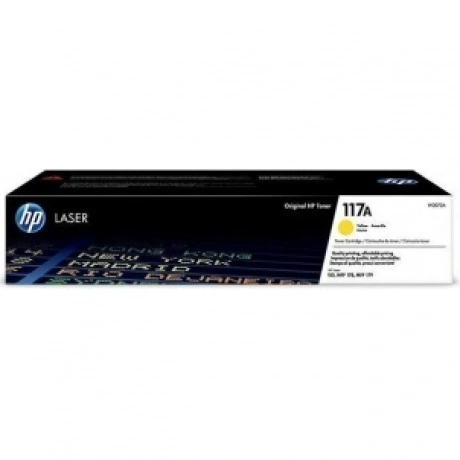 Картридж лазерный HP 117 W2072A желтый