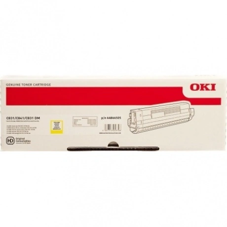 Тонер-картридж Oki C831/841 10K (yellow)