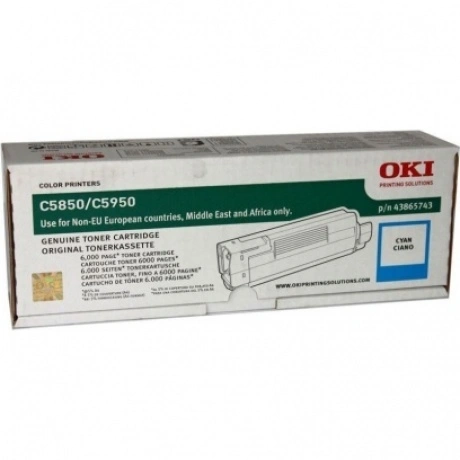 Тонер-картридж Oki C5850/5950/MC560 6K (cyan)