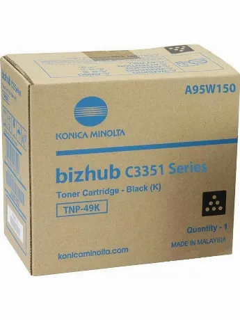 Тонер Konica-Minolta bizhub C3351/C3851 черный TNP-49K