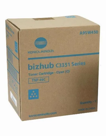 Тонер Konica-Minolta bizhub C3351/C3851 синий TNP-49C