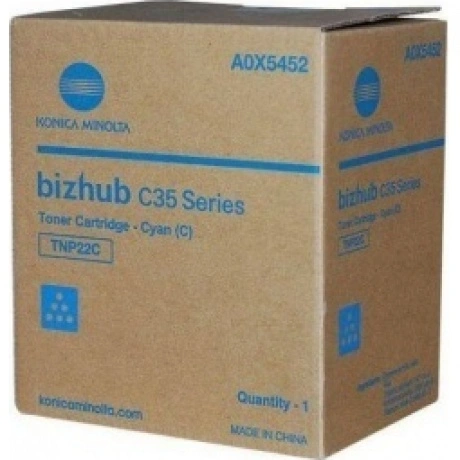 Тонер Konica-Minolta bizhub C35/C35P синий TNP-22C