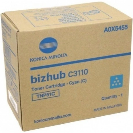 Тонер Konica-Minolta bizhub C3110 голубой TNP-51C