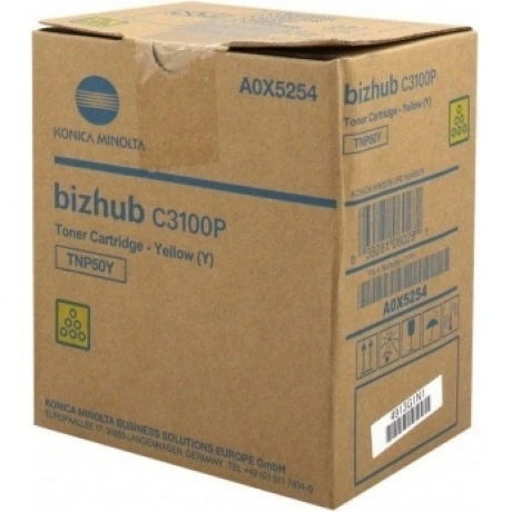 Тонер Konica-Minolta bizhub C3100P желтый TNP-50Y