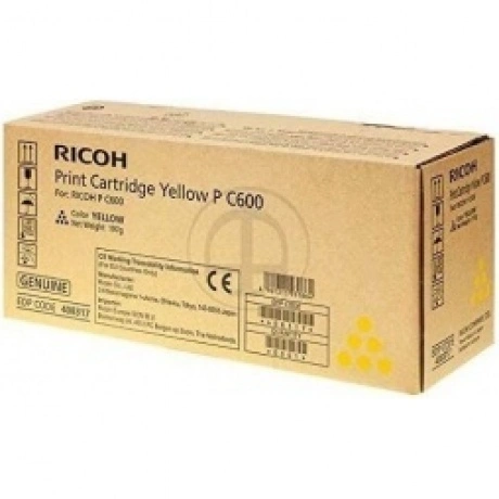Тонер Ricoh P C600 (408317) желтый