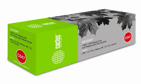 Картридж лазерный Cactus CS-C047 черный (1600стр.) для Canon LBP...