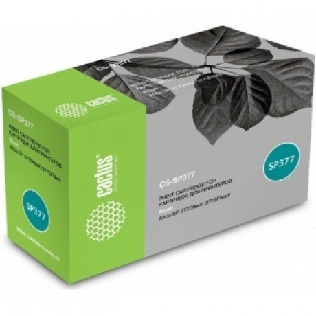 Картридж лазерный Cactus CS-SP377 408162 черный (6400стр.) для R...