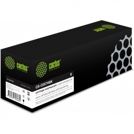 Картридж лазерный Cactus CS-C057HBK черный (10000стр.) для Canon...