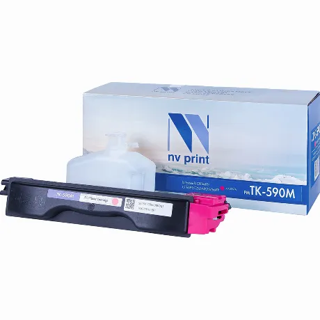 Картридж NVP совместимый NV-TK-590 Magenta для Kyocera FS-C5250D...