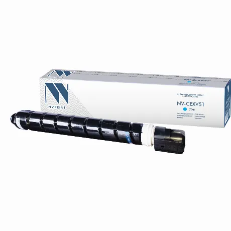 Тонер-картридж NVP совместимый NV-C-EXV51 Cyan для Canon IR Adva...