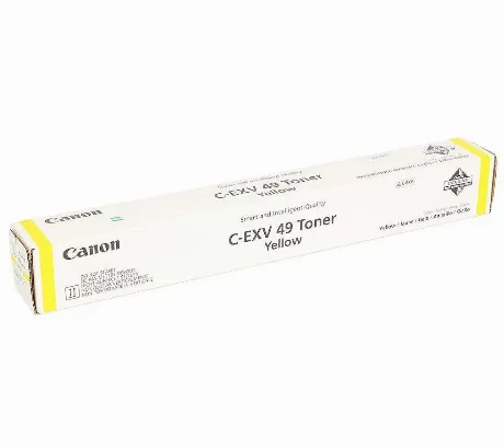 Тонер-туба оригинальная  Canon C-EXV49 Y (8527B002) для Canon Im...
