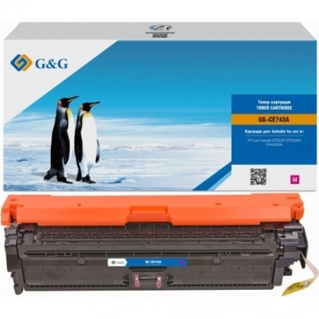 Картридж G&G HP CE743A/307A красный 7.3k с чипом