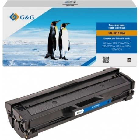 Картридж G&G HP W1106A/106A 1k с чипом (original reman chip)