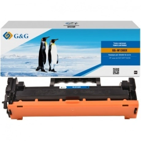 Картридж G&G HP W1360X/136X 2.6k с чипом