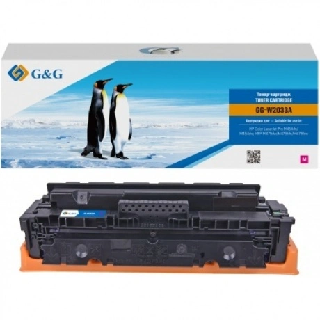 Картридж G&G HP W2033A/415A красный 2.1k с чипом