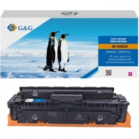 Картридж G&G HP W2033X/415X красный 6k с чипом