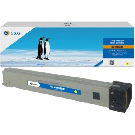 Тонер-картридж G&G HP W9052MC желтый 52k с чипом