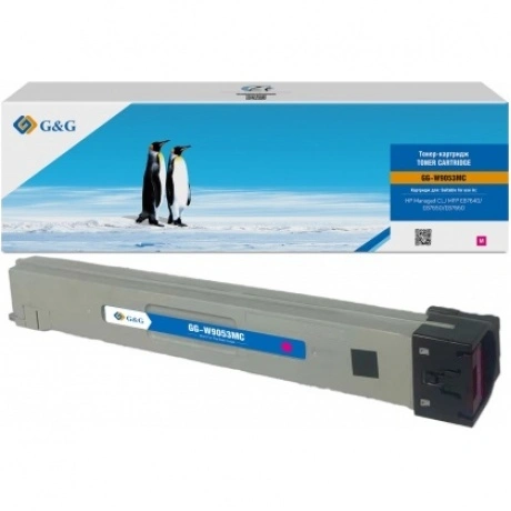 Тонер-картридж G&G HP W9053MC красный 52k с чипом