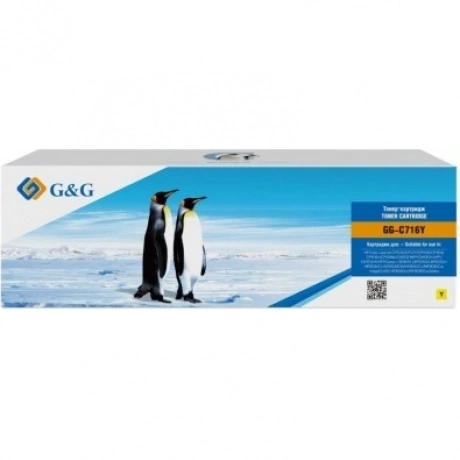 Картридж лазерный G&G GG-C716Y желтый (1500стр.) для Canon i-Sen...