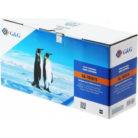 Картридж лазерный G&G GG-TN2075 черный (2500стр.) для Brother DC...