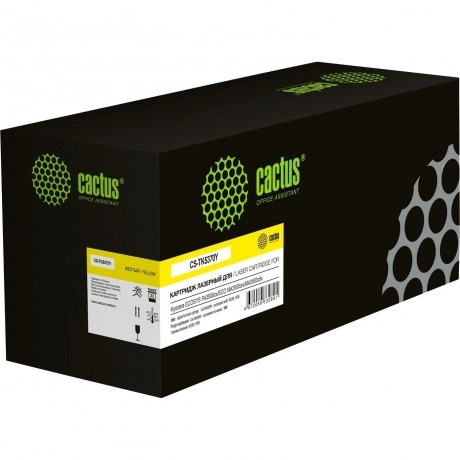 Картридж лазерный Cactus CS-TK5370Y желтый (5000стр.) для Kyocer...