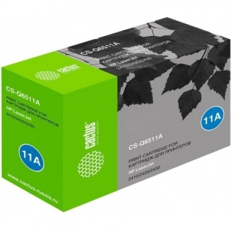 Картридж Cactus CS-Q6511A для принтеров HP Laser Jet 2410/2420/2...