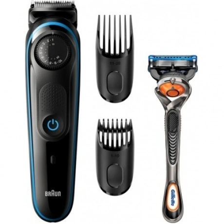 Триммер для бороды Braun BT3240 + бритва Gillette